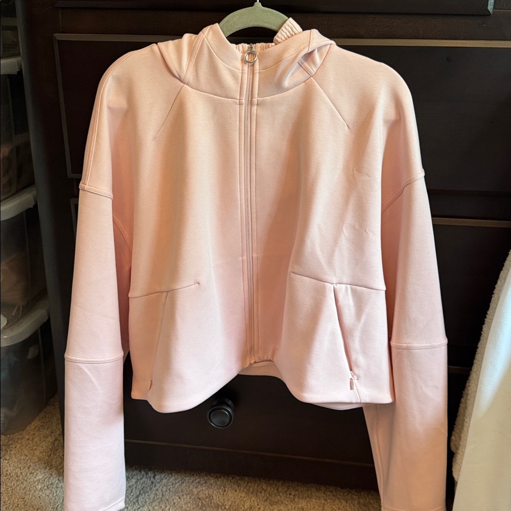 Lululemon Soft Oversized Full Zip Hoodie Pink Mist